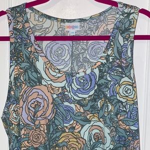 LuLaRoe floral tank dress-Dani 2XL new with tags